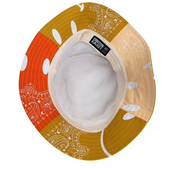 Chinatown Market Bucket Hat Smiley Face Bright colors 100% Cotton One Size Fits - Picture 5 of 6